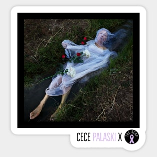 Artist Special - Cece Palaski (light) River Color B&W Sticker